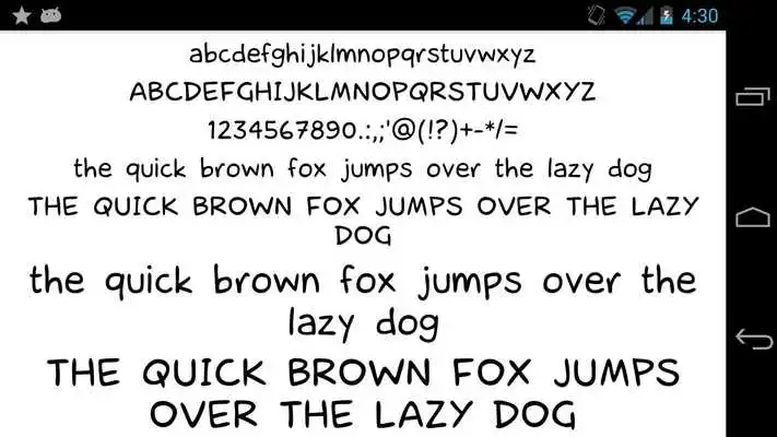 Play Fonts for FlipFont 50 Hand