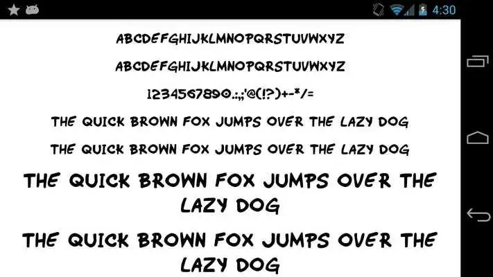 Play Fonts for FlipFont 50 Hand