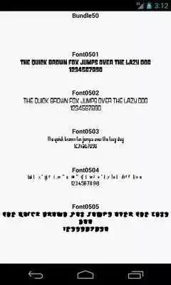 Play Fonts for FlipFont 50