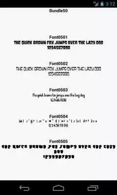 Play Fonts for FlipFont 50