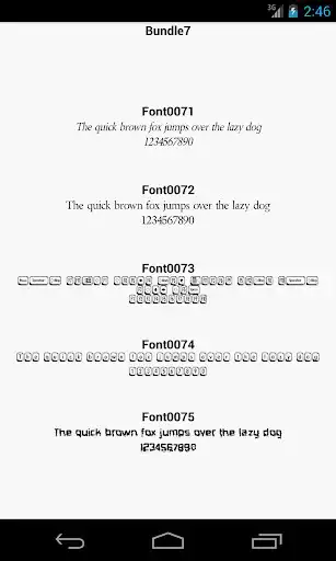 Play Fonts for FlipFont 7