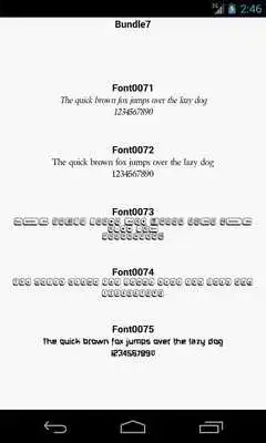 Play Fonts for FlipFont 7