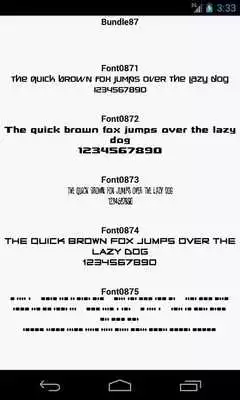 Play Fonts for FlipFont 87