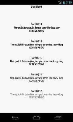 Play Fonts for FlipFont 91