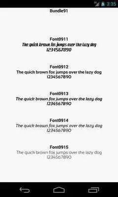 Play Fonts for FlipFont 91