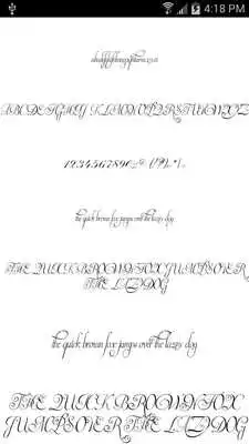 Play Fonts for FlipFont Romance Play Fonts for FlipFont Romance