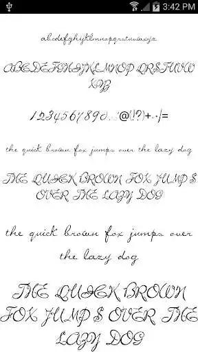 Play Fonts for FlipFont Script Font as an online game Fonts for FlipFont Script Font with UptoPlay