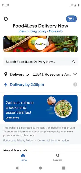 Play Food4Less Delivery Now as an online game Food4Less Delivery Now with UptoPlay