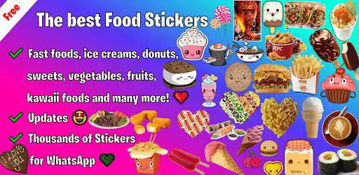 Play Food and drink stickers as an online game Food and drink stickers with UptoPlay