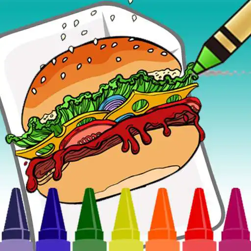 Free play online food coloring book  APK