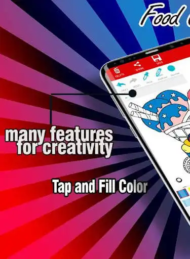 Play Food Coloring Book  and enjoy Food Coloring Book with UptoPlay