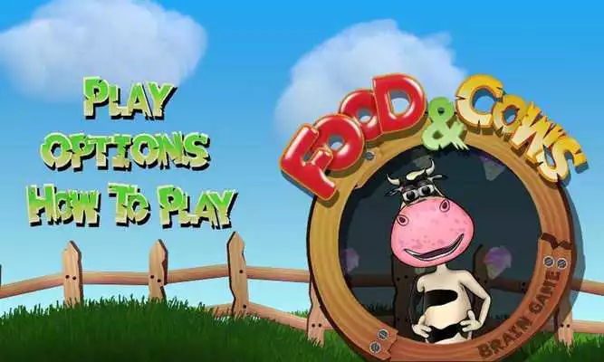 Play Food  Cows. Brain Game! Free!