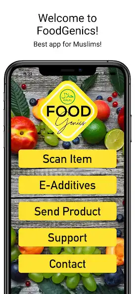Play FoodGenics - Scan Halal Food  and enjoy FoodGenics - Scan Halal Food with UptoPlay