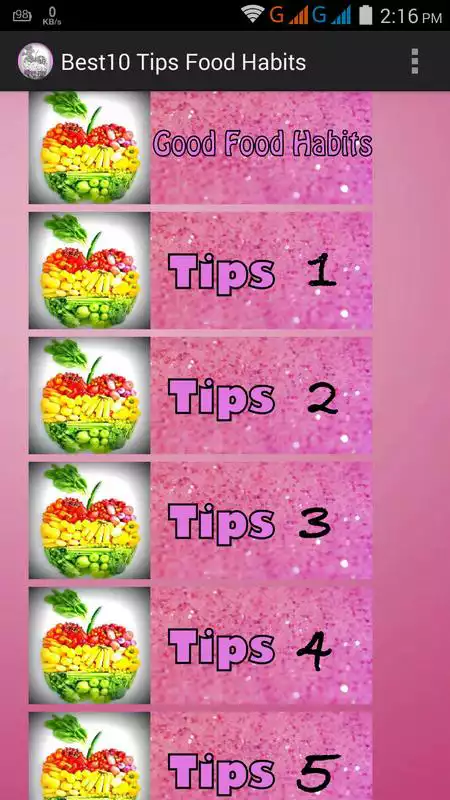 Play Food Habits tips best 10