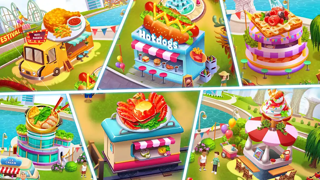 Play Foodie Festival: Cooking Game as an online game Foodie Festival: Cooking Game with UptoPlay