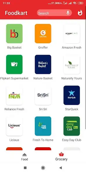 Play Foodkart - all in one food app as an online game Foodkart - all in one food app with UptoPlay