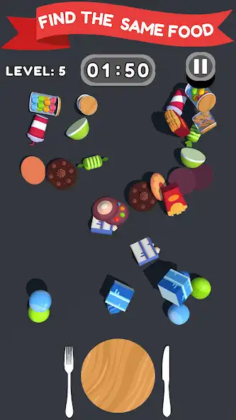 Play Food Match 3D  and enjoy Food Match 3D with UptoPlay