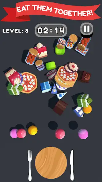 Play Food Match 3D as an online game Food Match 3D with UptoPlay