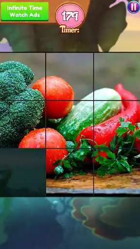 Play Food of Puzzles: Free Sliding Puzzle Game as an online game Food of Puzzles: Free Sliding Puzzle Game with UptoPlay