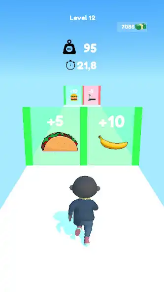 Play Food Rush: Run And Get Food as an online game Food Rush: Run And Get Food with UptoPlay