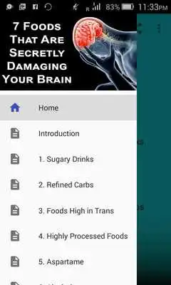 Play Foods Harmful For Human Brain