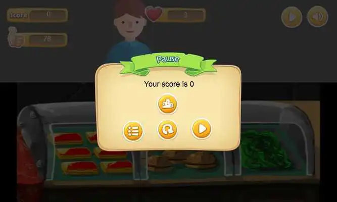 Play Food Shop - provide the food
