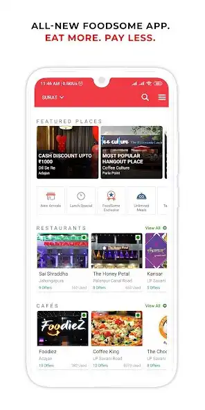 Play FoodSome: Restaurant Offers  and enjoy FoodSome: Restaurant Offers with UptoPlay