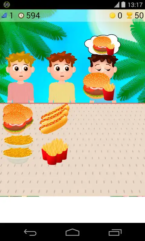 Play food stand games