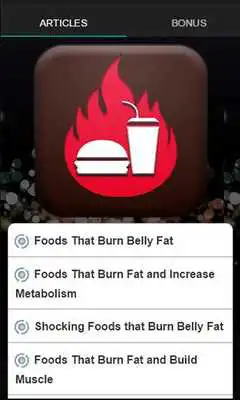 Play FOODS THAT BURN FAT