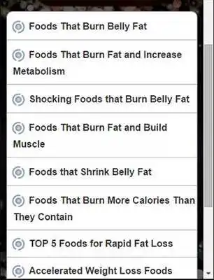 Play FOODS THAT BURN FAT