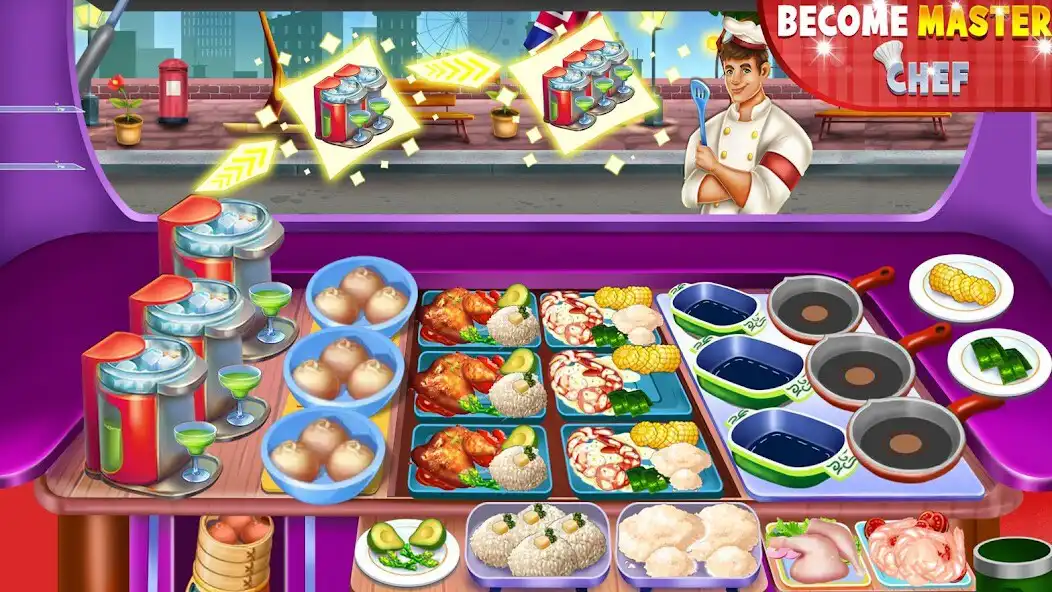 Play Food truck Empire Cooking Game as an online game Food truck Empire Cooking Game with UptoPlay