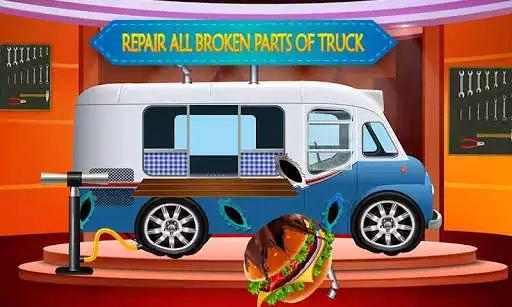 Play Food Truck Wash & Clean up: Cleaning Games  and enjoy Food Truck Wash & Clean up: Cleaning Games with UptoPlay