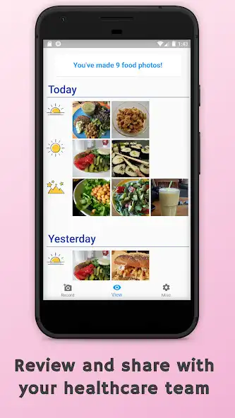 Play FoodView: Easy food diary as an online game FoodView: Easy food diary with UptoPlay
