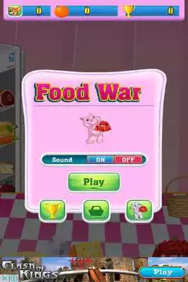Play Food War - Animals Play Food War - Animals