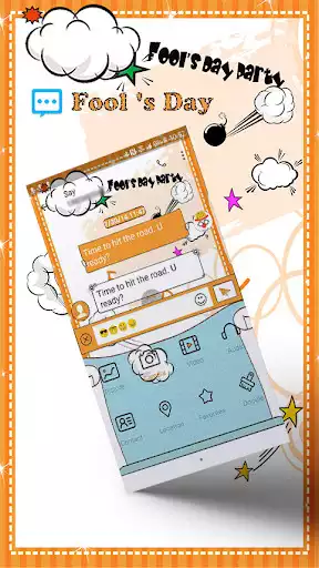 Play Fool Day Skin (Next SMS)  and enjoy Fool Day Skin (Next SMS) with UptoPlay
