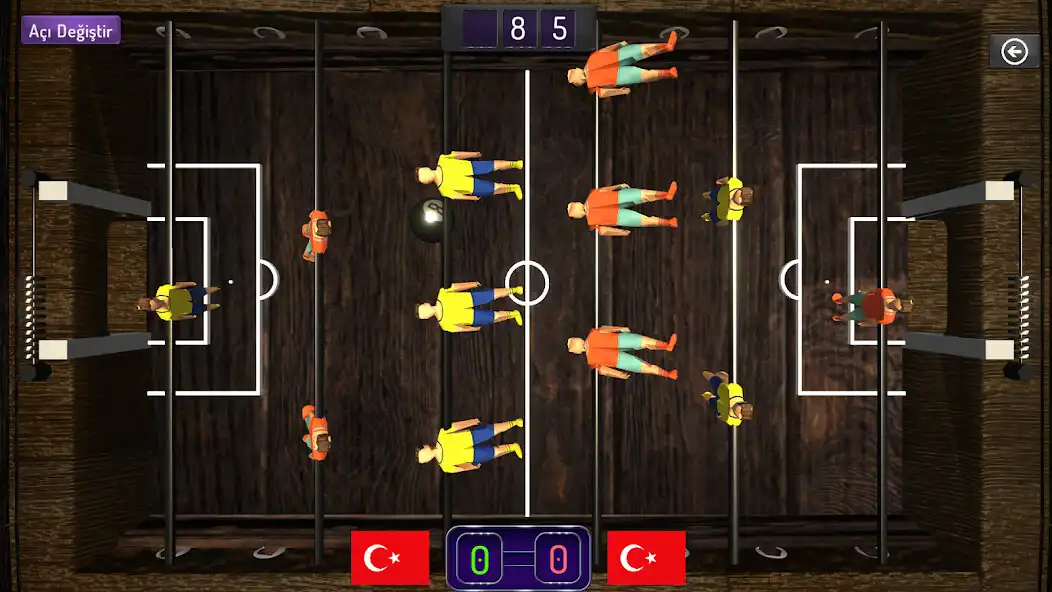 Play Foosball3D: Table Soccer as an online game Foosball3D: Table Soccer with UptoPlay
