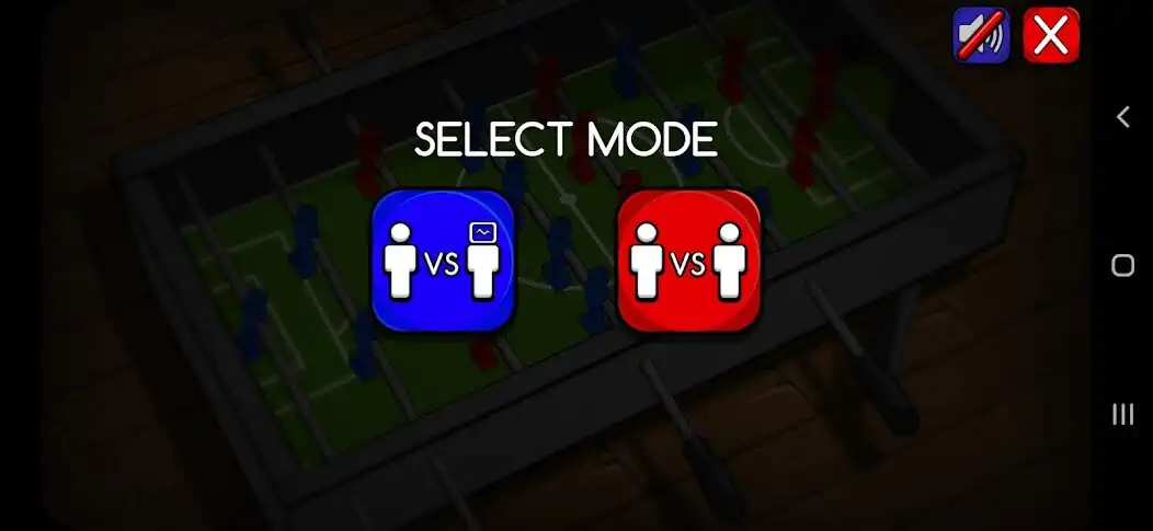 Play Foosball Classic: 2-Player as an online game Foosball Classic: 2-Player with UptoPlay