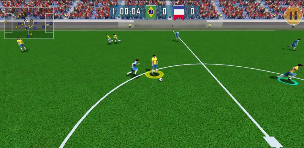 Play Football 2023 as an online game Football 2023 with UptoPlay