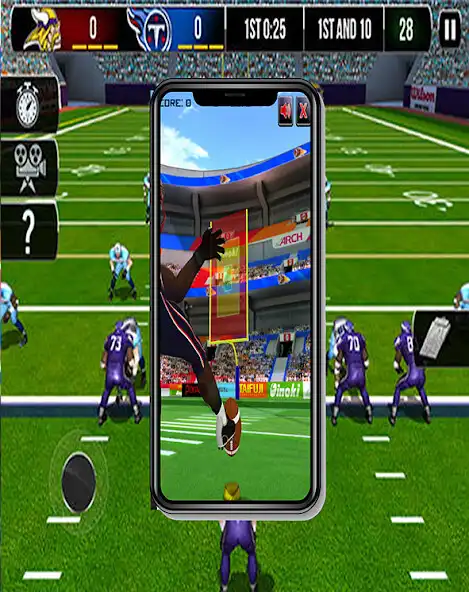 Play Football American Kicks as an online game Football American Kicks with UptoPlay