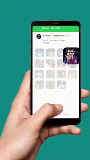 Play Football Animated Stickers (WAStickers) as an online game Football Animated Stickers (WAStickers) with UptoPlay