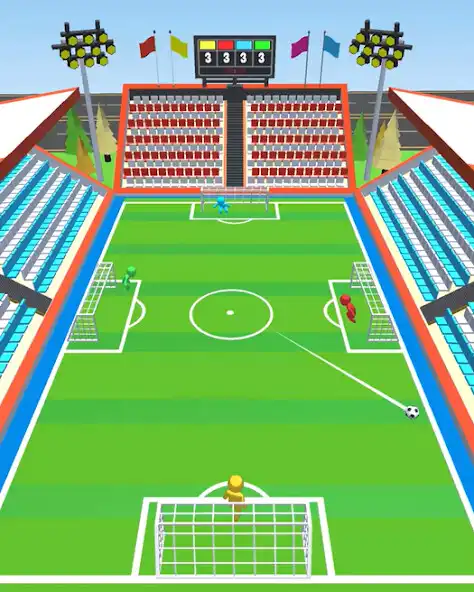 Play Football Arena - Four Goals as an online game Football Arena - Four Goals with UptoPlay