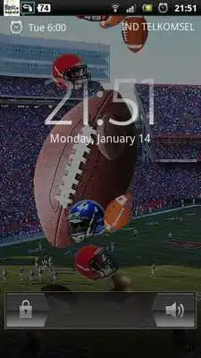 Play football ball rugby lwp