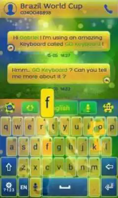 Play Football Brazil Keyboard Theme