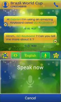 Play Football Brazil Keyboard Theme