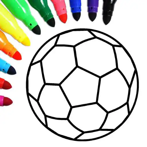 Free play online Football coloring book game APK