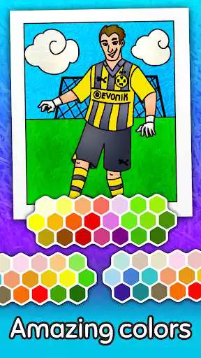 Play Football coloring book game Play Football coloring book game