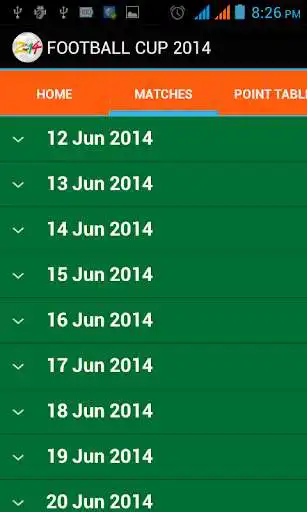 Play APK Football Cup 2014  and enjoy Football Cup 2014 with UptoPlay com.digitz.footballcup2014