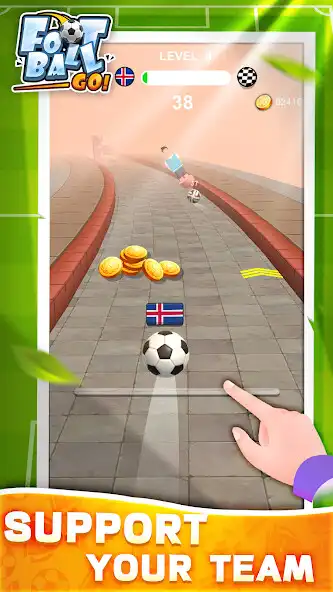 Play FootBall Go：Agile dodge as an online game FootBall Go：Agile dodge with UptoPlay