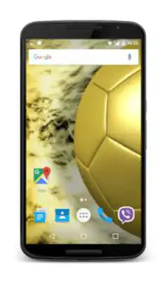 Play Football Gold Live Wallpaper