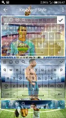Play Football keyboard Ronaldo